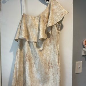 BCBG one shoulder dress